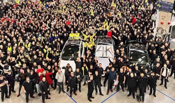 4000 Model Y за одну неделю: Tesla сообщает о следующей вехе для немецкой Gigafactory