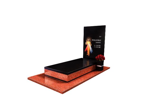 Елітні пам’ятники з червоного, чорного та комбінованого граніту: тренди дизайну 2025 року