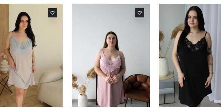 Жіночі нічні сорочки для пишних форм — як знайти ідеальну модель