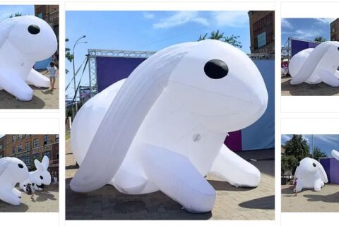 Надувні декорації до новорічних свят: просте рішення — неймовірний результат