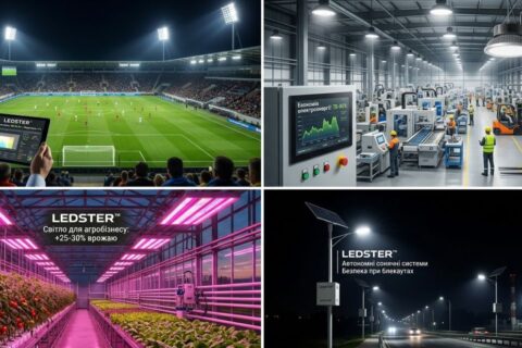 LEDSTER™: світло, яке працює на результат