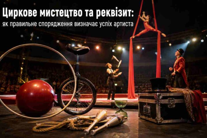 Циркове мистецтво та реквізит: як правильне спорядження визначає успіх артиста