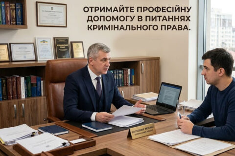 Отримайте професійну допомогу в питаннях кримінального права
